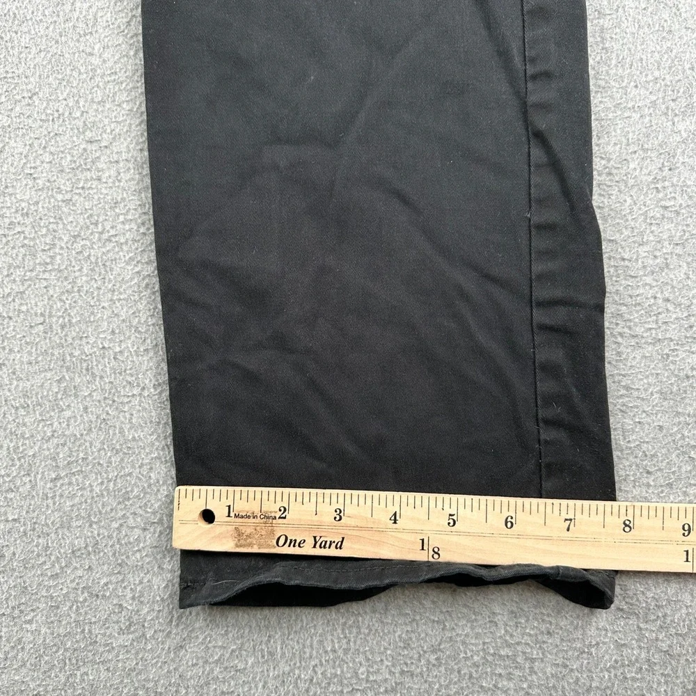 Lee Pants Mens 36x29 Slim Straight Black Stretch 2161537